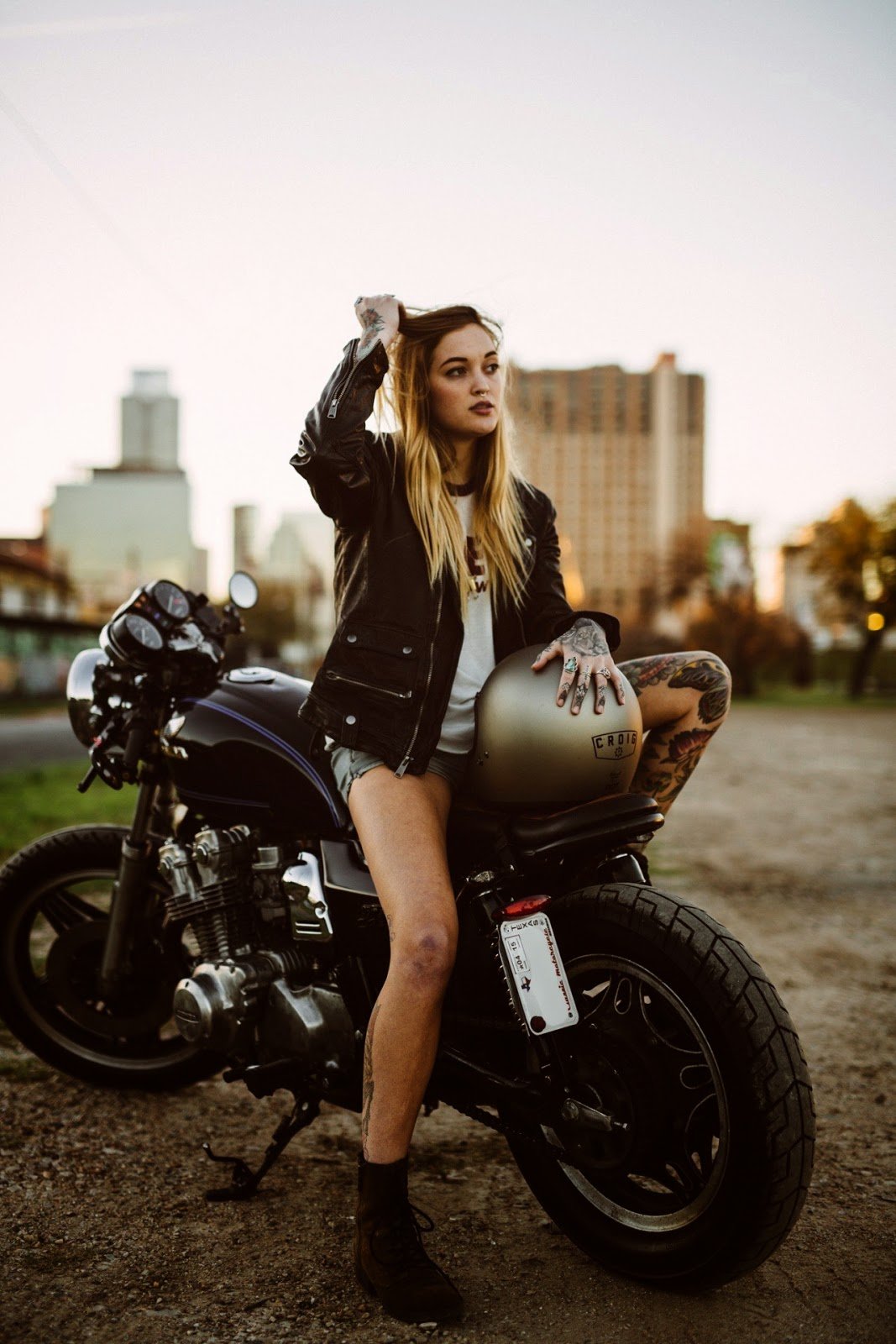 Beautiful girls and bikes in Oklahoma City