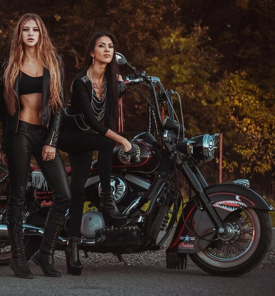 Beautiful girls and bikes in Oklahoma City