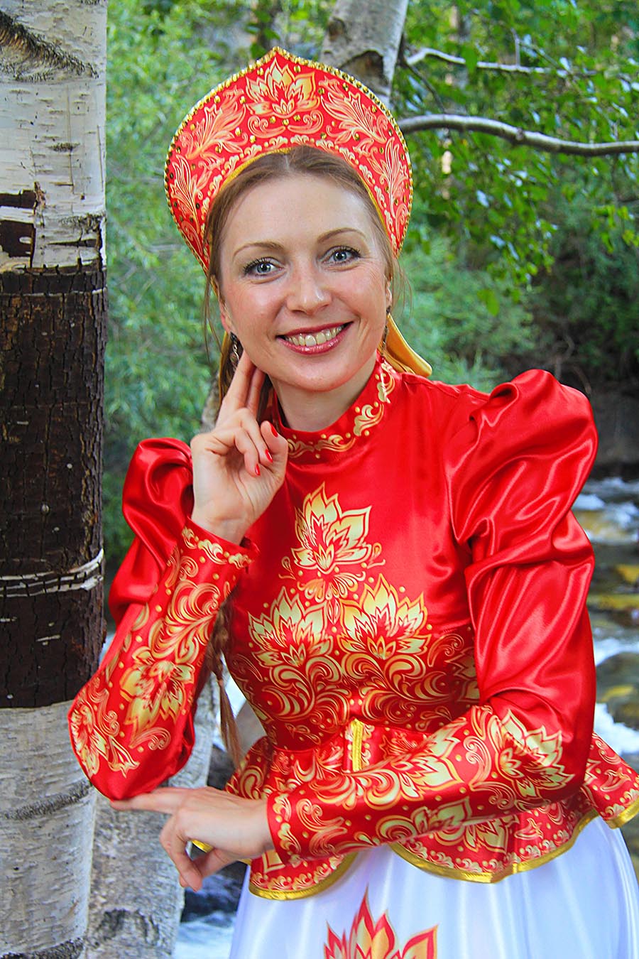Women in Slavic costumes in Oklahoma City