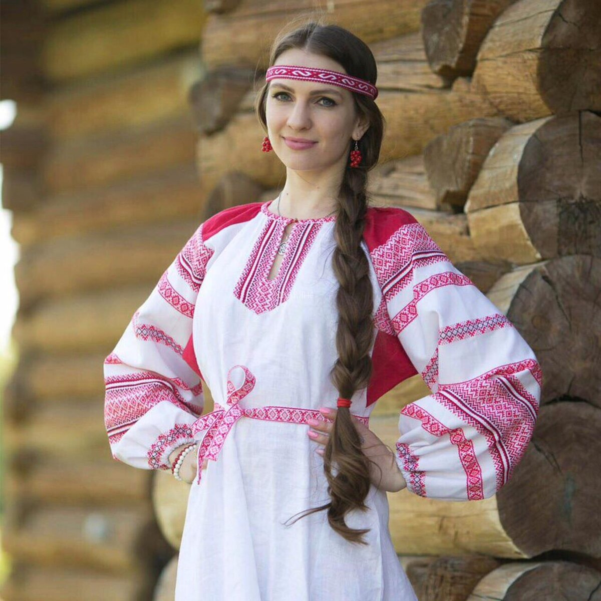Girls in Slavic costumes in Oklahoma City