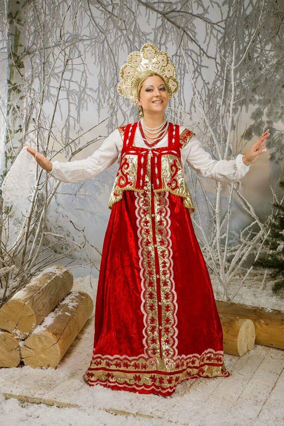 Girls in Slavic costumes in Oklahoma City