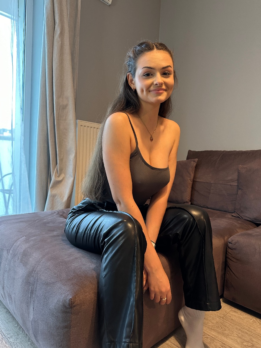 Stacy a quiet moment, a bright smile